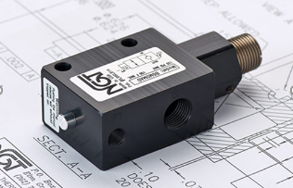 Picture of 3/8 BSPP Adjustable P.O. Check w/ Manual Release