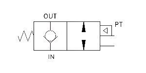 Product Figures for 3/8" NPTF Adjustable P.O. Check Valve