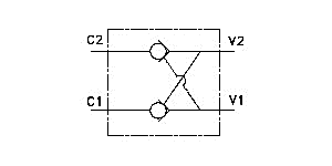 Product Figures for 10-32 Dual Check Valve